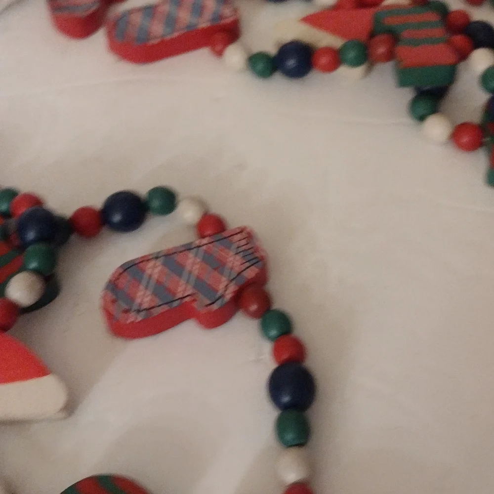 Festive Holiday Garland with Red and Green Accents